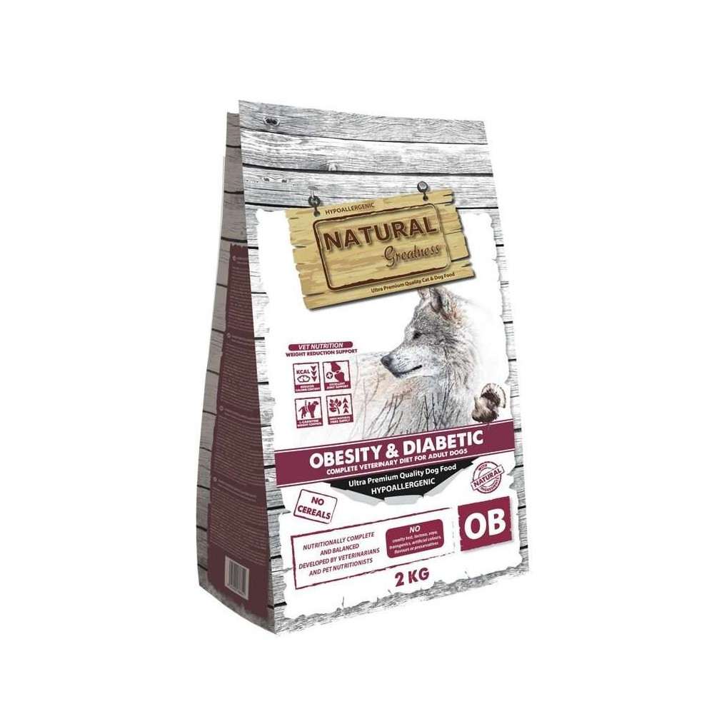 Natural Greatness Vet Diet Dog Obesity Diabetic 2kg