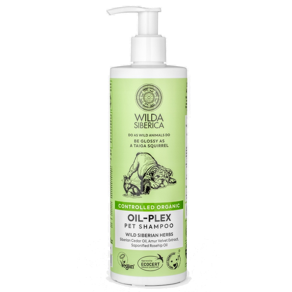 Wilda Siberica Oil-Plex 400 ml - Șampon cu complex de uleiuri pentru câini și pisici
