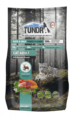 PISICI - Tundra Cat Turkey & Game 272g (Curcan & Vanat) Hrana Premium Pisici