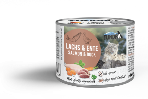 PISICI - Tundra Cat Salmon & Duck 200g (somon & rață) Hrana Umeda Pisici