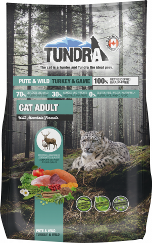 PISICI - Tundra Cat Turkey & Game 1.45Kg ( Curcan & Vanat ) Hrana Uscata Pisici
