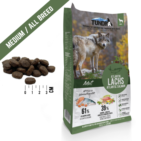 HRANA USCATA - Tundra Dog Atlantic Salmon Medium/All Breed 3,18kg (somon) Hrana Uscata Caini