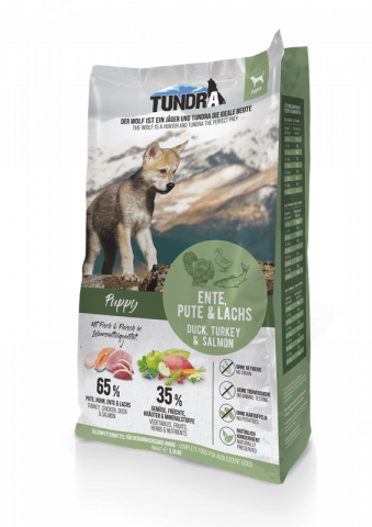 HRANA USCATA - Tundra Dog Puppy Duck , Turkey & Salmon 3.18kg (Rata , curcan & somon) Hrana Uscata Caini