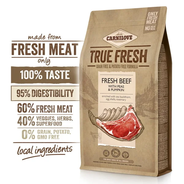 Carnilove True Fresh Beef for Adult Dogs,cu vita 11.4kg [2]