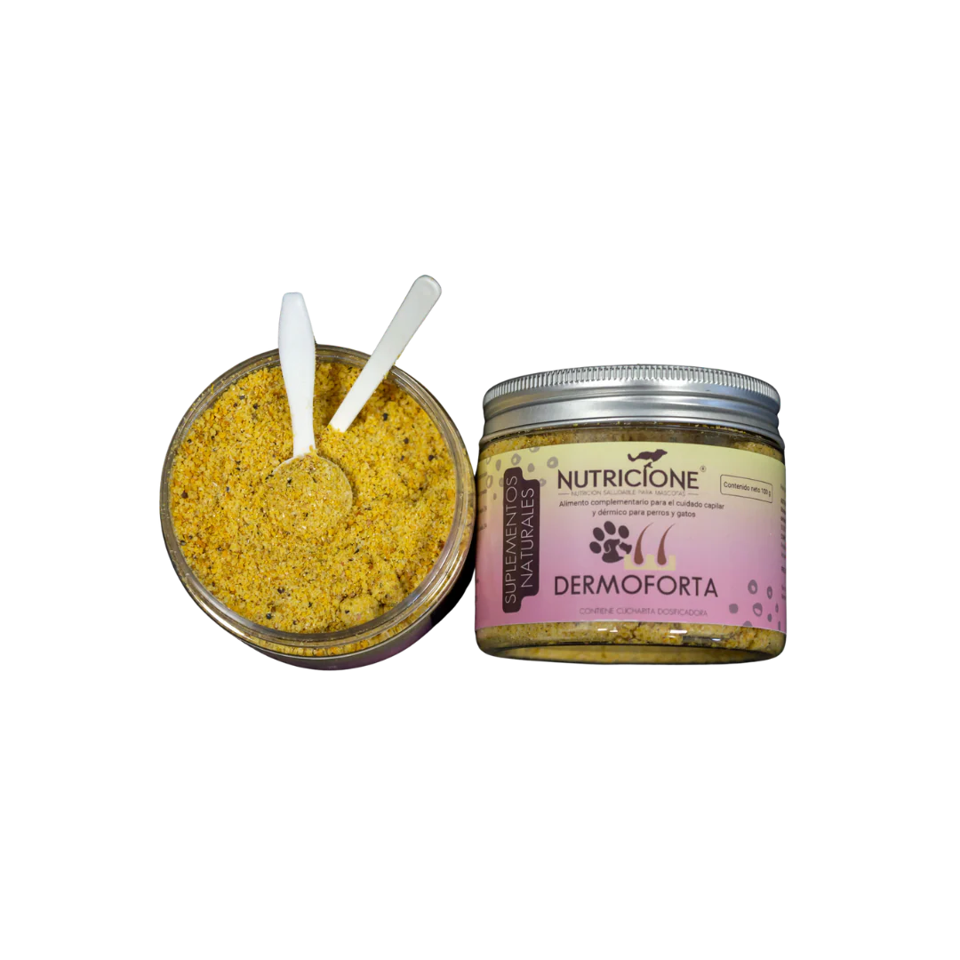DERMOFORTA 100 g – Supliment natural pentru piele și blană la câini și pisici | Biotină & L-Carnitină [2]
