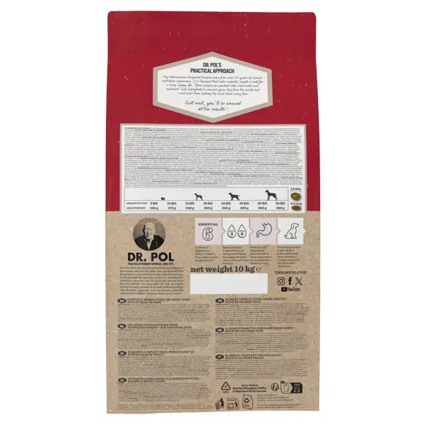 Dr. Pol Dog Salmon 10kg – Hrană Superpremium  Monoproteica fara cereale cu Somon pentru Câini Adulți Sensibili [2]