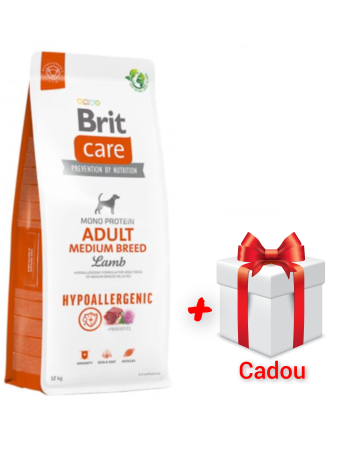 Talie Mica - Brit Care Dog Hypoallergenic Adult Medium Breed Miel 12kg+CADOU