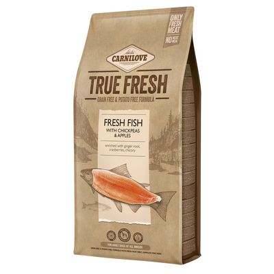 Talie Mica - CARNILOVE True Fresh Fish hrana uscata pentru caini adulti, cu peste 11,4 kg,formula hypoalergenica