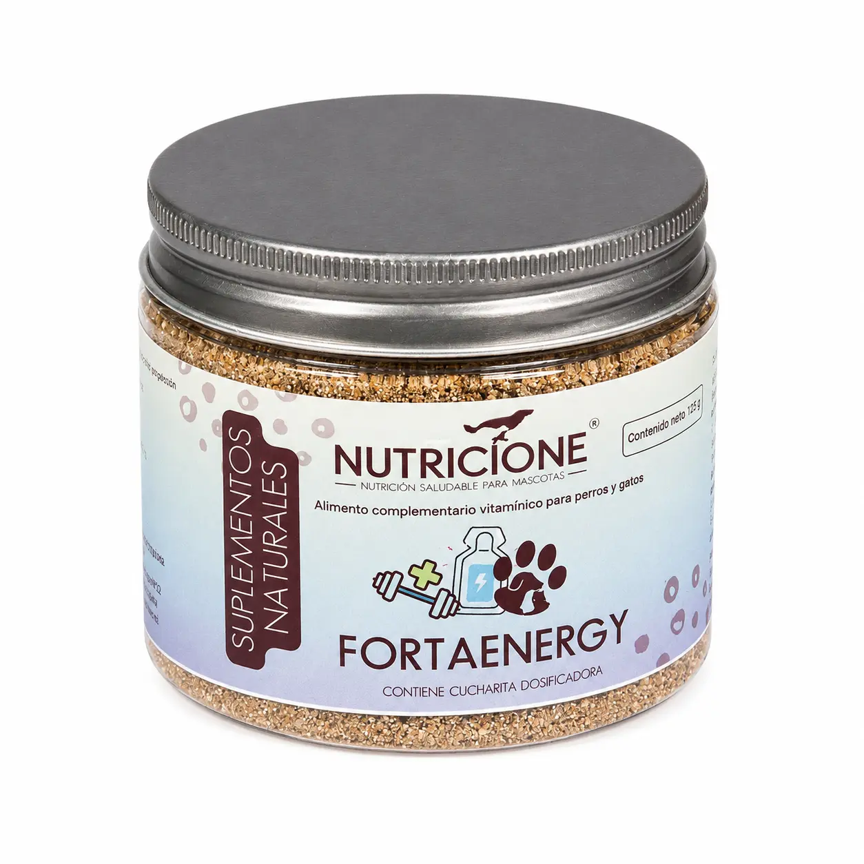 Hrana pisici - FORTAENERGY 125 g – Supliment multivitaminic natural pentru câini și pisici | Energie, imunitate și vitalitate