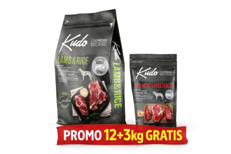 Talie Medie - Kudo Adult Sensitive miel si orez 12 kg - Petlab.ro