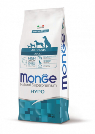 Talie Mica - Hrana uscata caini Monge Hypoallergenic Somon si Ton 12kg
