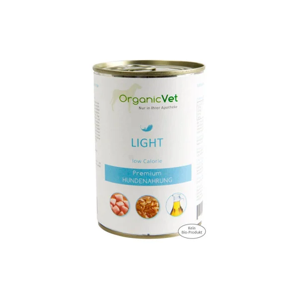 Hrană umedă câini - OrganicVet Light - Pui - 400g