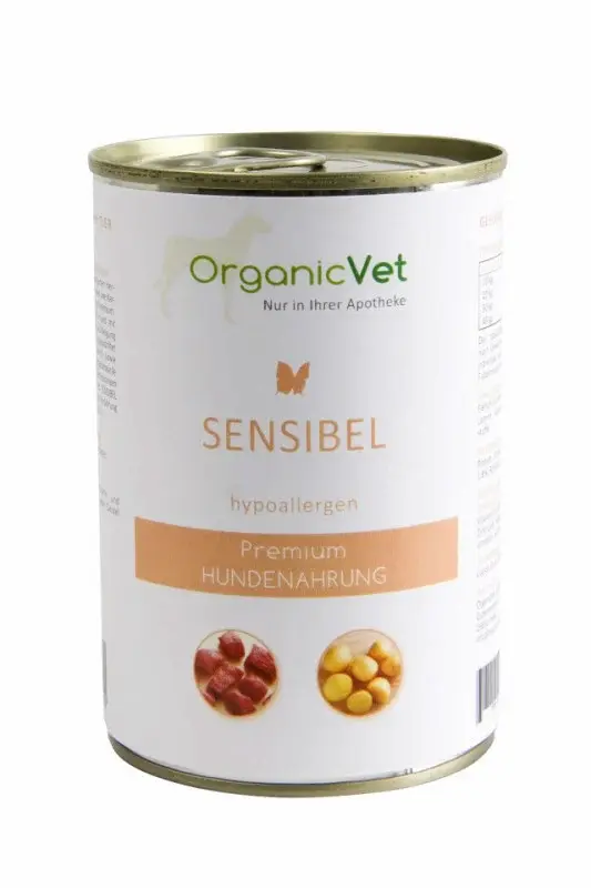 Hrana câini - OrganicVet Veterinary - Sensitive - 400g