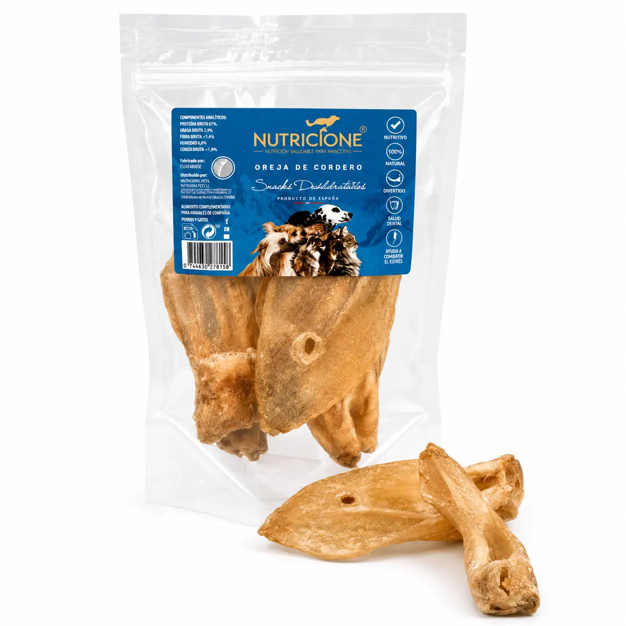 Suplimente/vitamine câini - Urechi de Miel – Snack Natural pentru Câini | 100% Miel Deshidratat, Bogat în Colagen