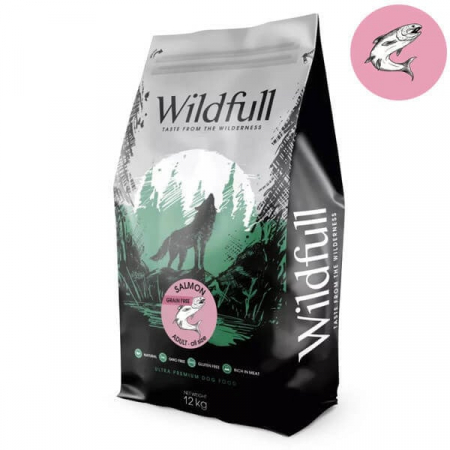 Sensibilitati/Hypoalergenic - Hrana uscata ultra premium Wildfull Adult - Hrana uscata ultra-premium - Somon - 12kg-Petlab.ro