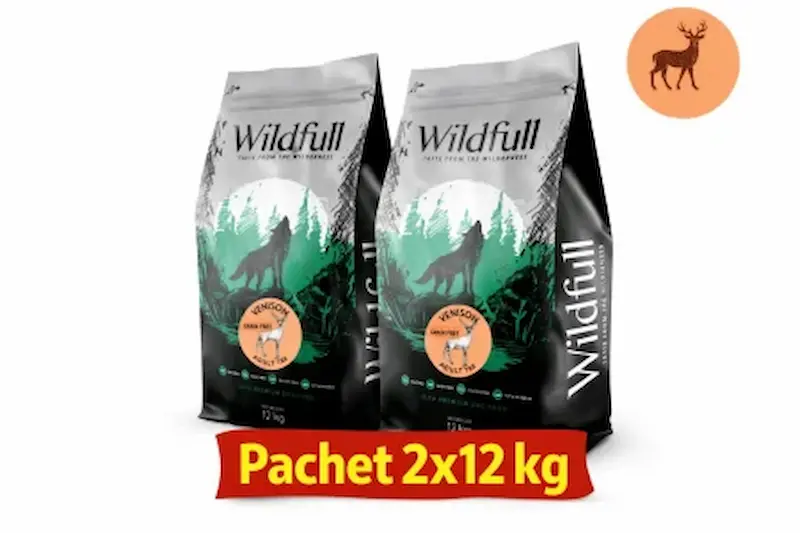 Top 5 Cele Mai Cumpărate - Wildfull Vanat 12kg  hrana uscata fara cereale ultra-premium