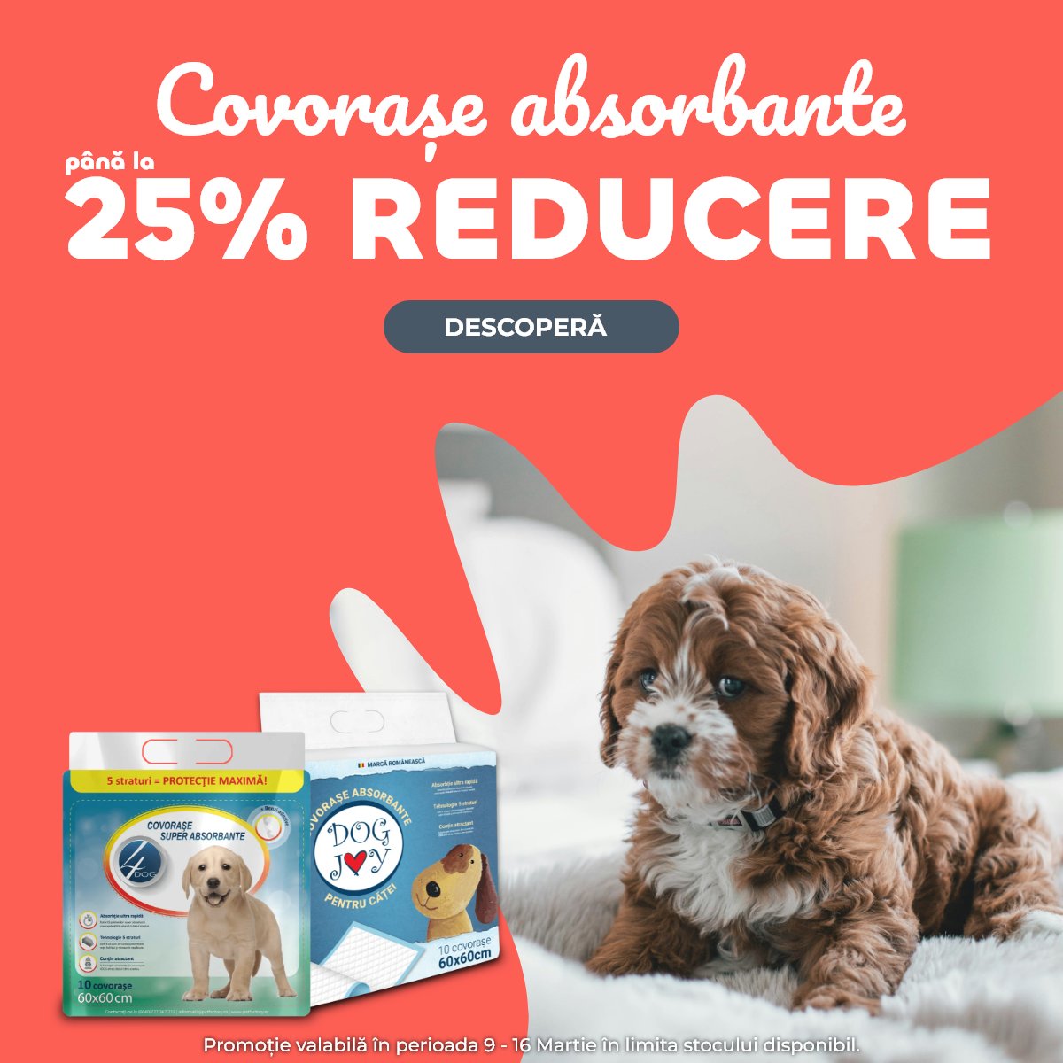 Covorase igienice mobile