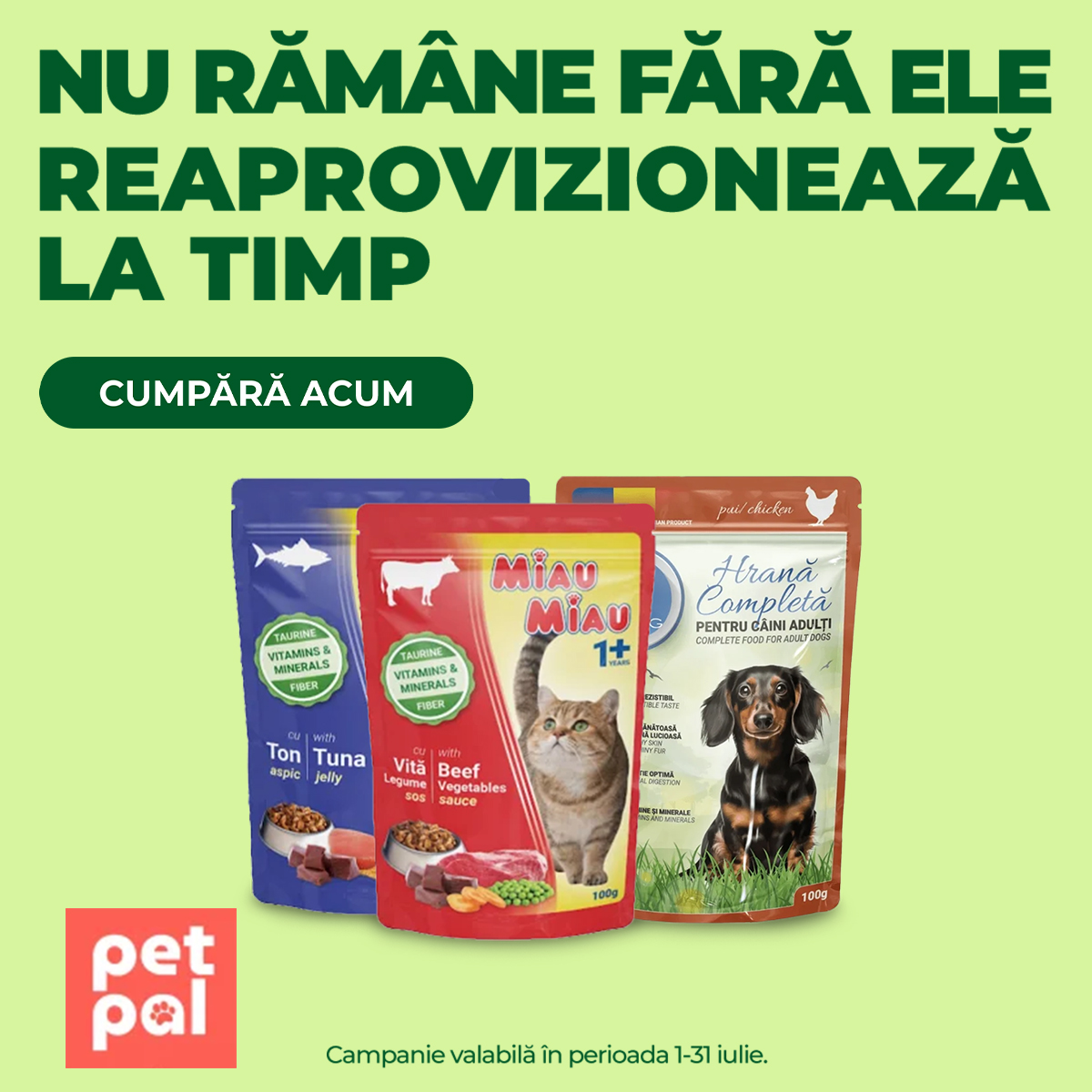 Reaprovizionare plicuri mobile