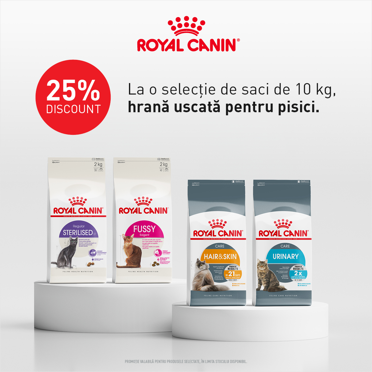 ROYAL CANIN 25% Pisici Mobile