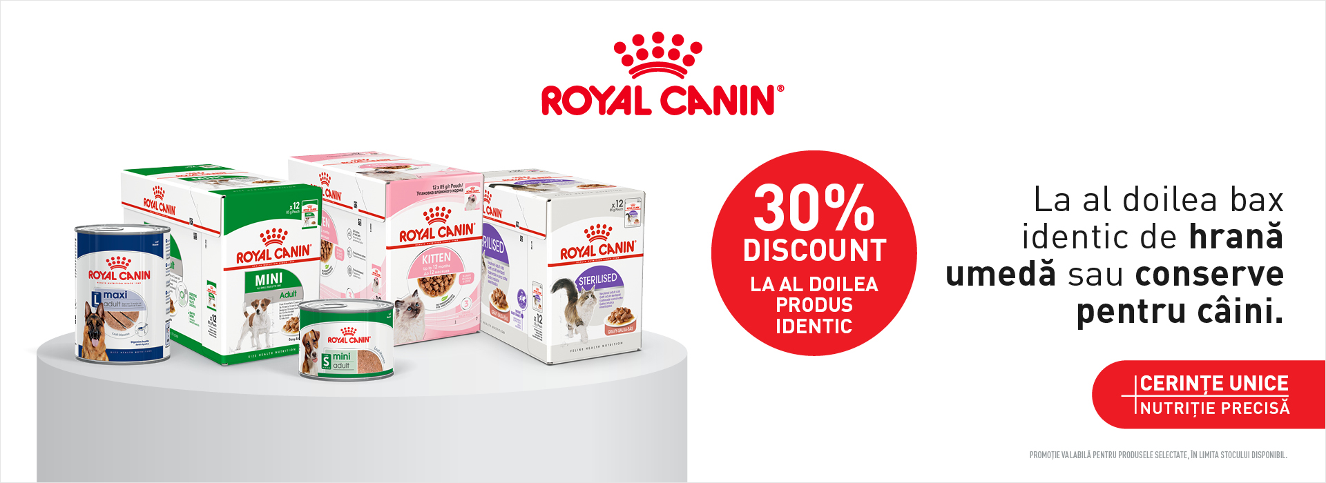 Royal Canin 1+1 - 30% Desktop