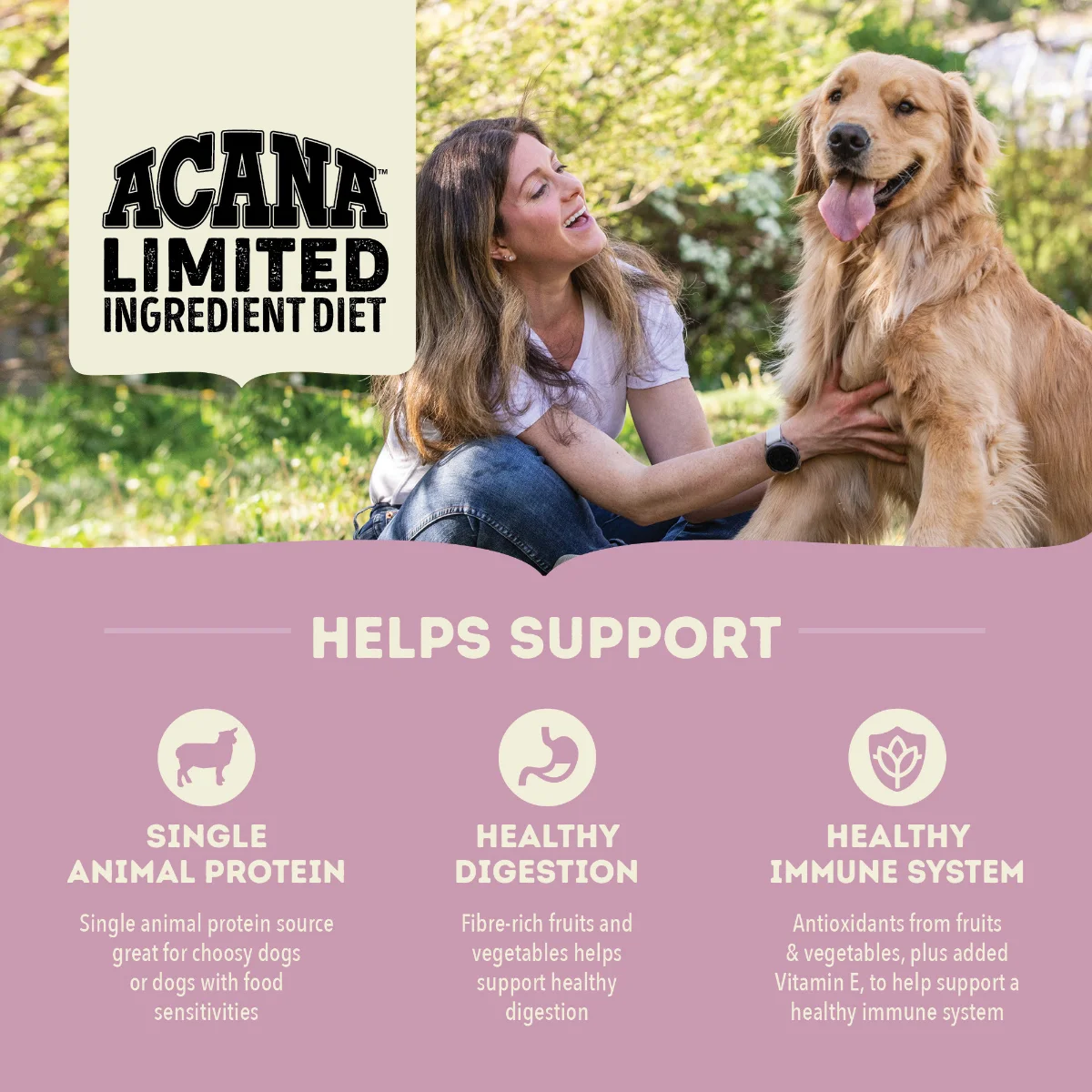 ACANA Singles, Hrană Uscată Câine Adult, Miel și Mere, 11,4kg [4]
