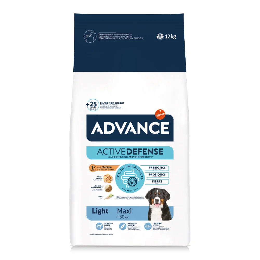 ADVANCE Light, Hrană Uscată Câine Adult, Talie Mare, 12kg [2]