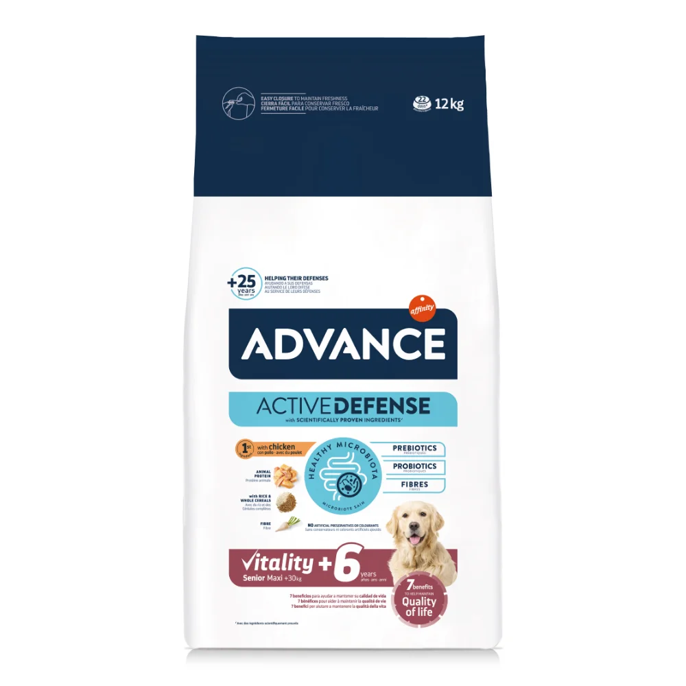 ADVANCE Vitality, Hrană Uscată Câine Senior +6, Talie Mare, 12kg [2]