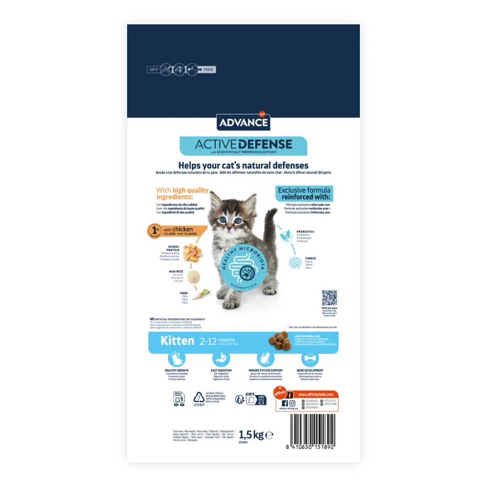 ADVANCE Kitten, Hrană Uscată Pisică Junior, 1,5kg [4]