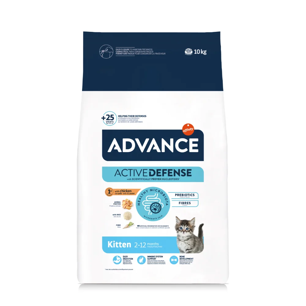 ADVANCE Kitten, Hrană Uscată Pisică Junior, Pui și Orez, 10kg [3]