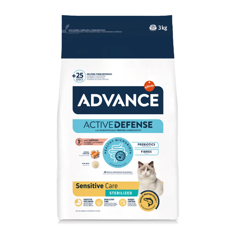 Hrana Uscata Pisici ADVANCE Sensitive Sterilized 3kg [3]