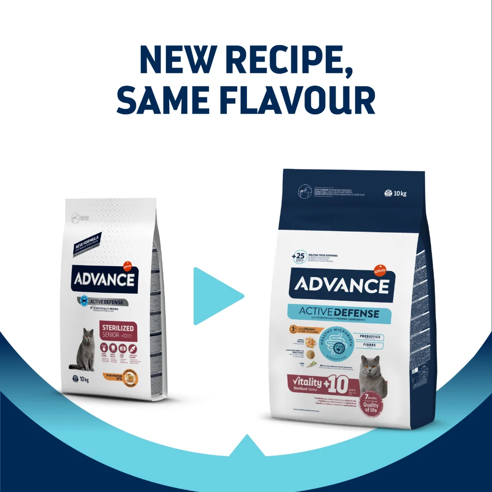 ADVANCE Vitality, Hrană Uscată Pisică Senior +10, Sterilizat, 10kg [2]