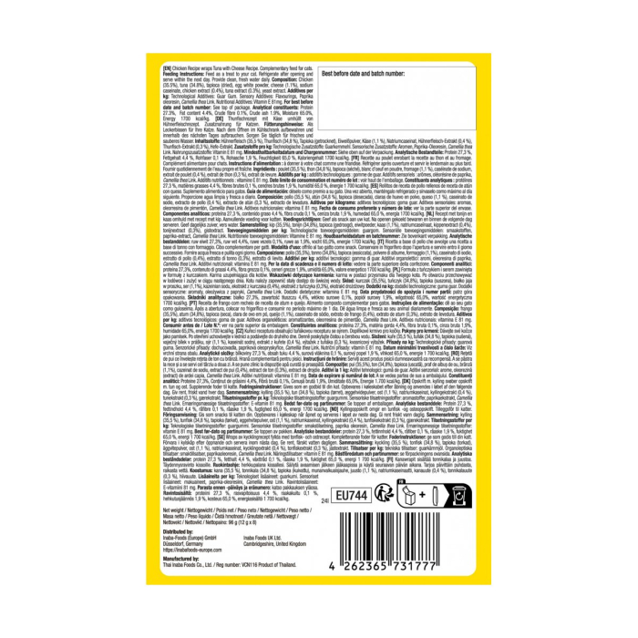 Recompense pentru Pisică Adult, CHURU Fun Bites, Pui, Ton și Brânză, 8x12g [2]