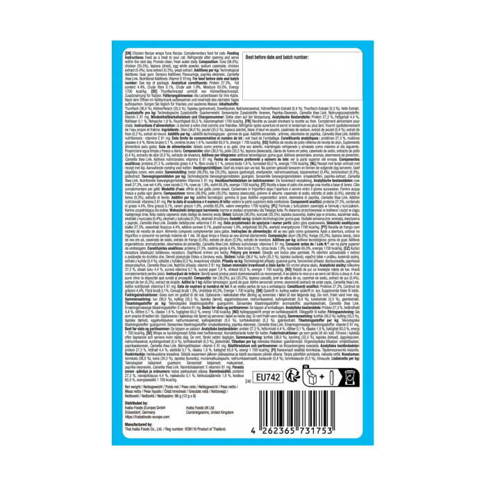 Recompense pentru Pisică Adult, CHURU Fun Bites, Pui și Ton, 8x12g [2]