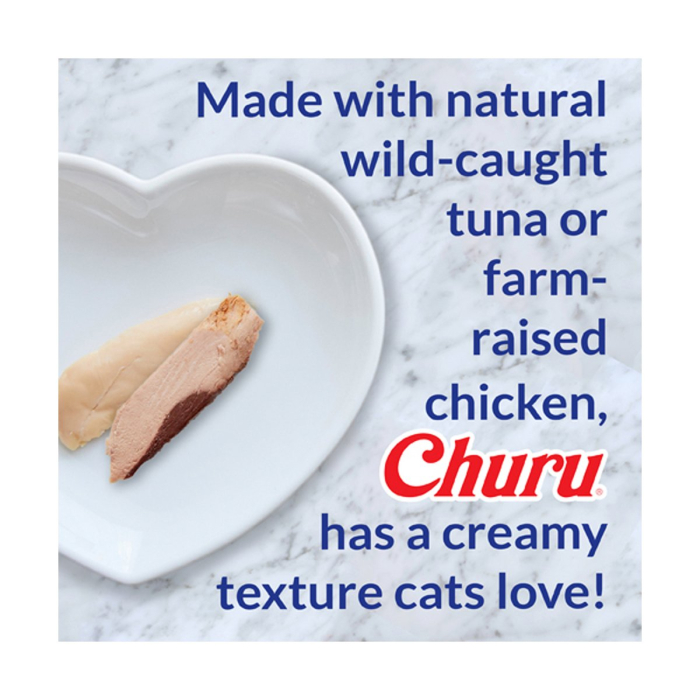 Recompense Cremoase Pisică Adult, CHURU Varieties, Hairball, Pui și Ton, 20 bucăți [3]