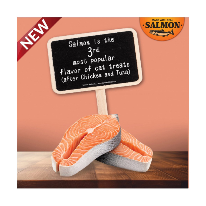 Recompense Cremoase Pisică Adult, CHURU, Somon, 4x14g [3]