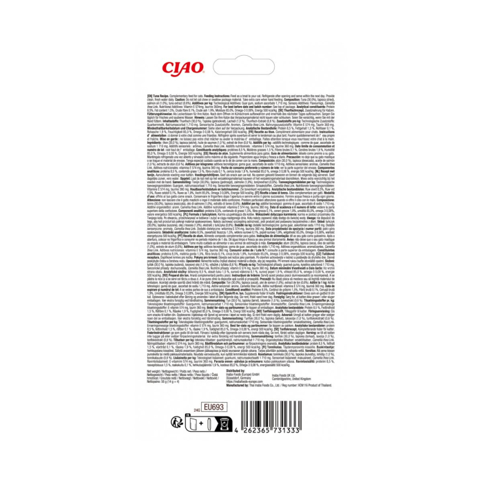 Recompense Cremoase Pisică Senior, CHURU 10+, Ton, 4x14g [2]