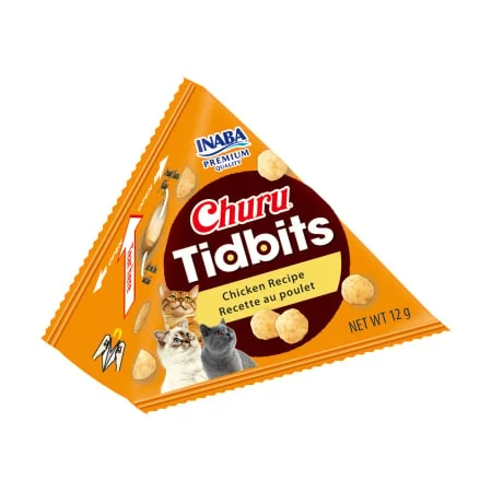 Recompense Pisică Adult, CHURU Tidbits, Pui, 3x12g [2]