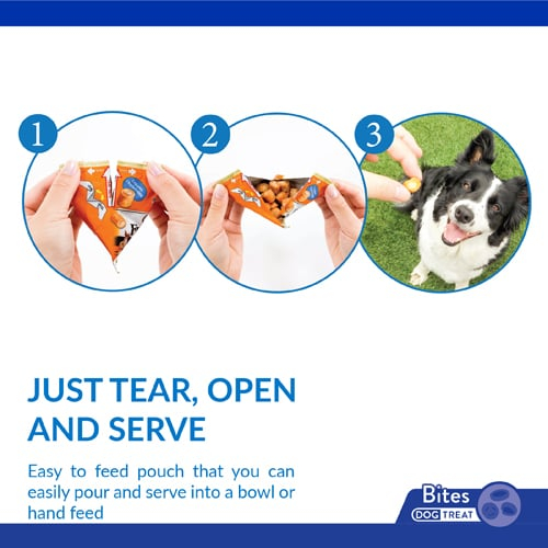 Recompense pentru Câine Adult, CHURU Fun Bites, Pui și Brânză, 8x12g [3]