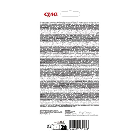 Recompense Cremoase Pisică Adult, CHURU Luxury, Ton și Limbă de Mare, 4x14g [2]