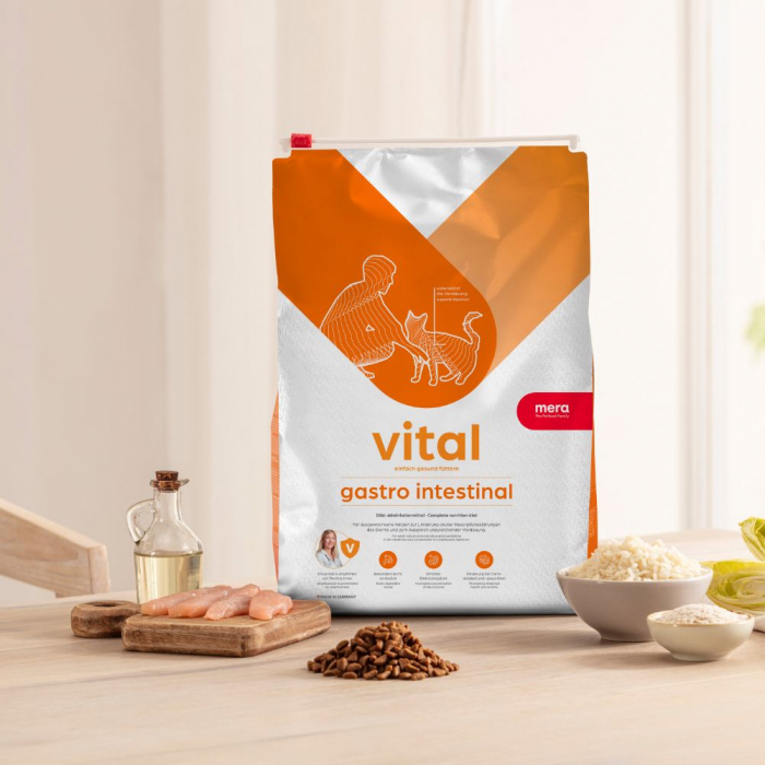 Dieta Veterinara Pisici MERA VITAL Gastro Intestinal 3kg [2]
