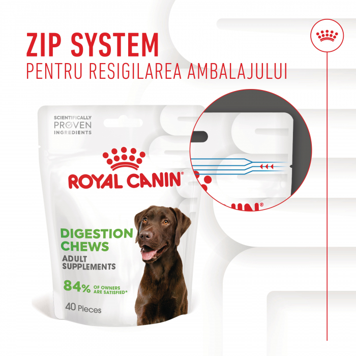 Suplimente Masticabile, ROYAL CANIN Digestion Chews Adult Supplements, 160g [2]