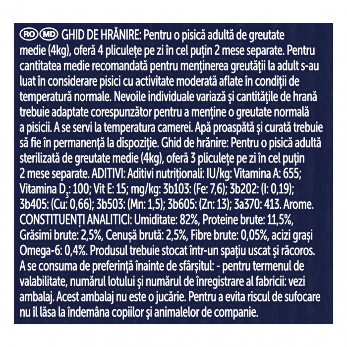 Felix Fantastic Hrana Umeda Pisica Adult Vita Si Pui In Aspic 4x85g [3]