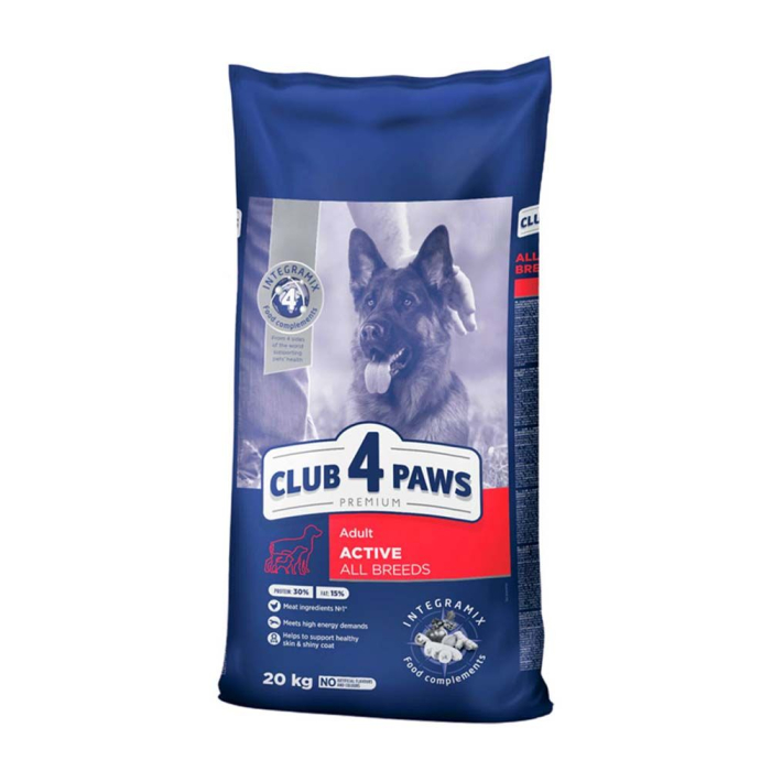 Hrana Uscata Caine CLUB4PAWS Activi 20kg