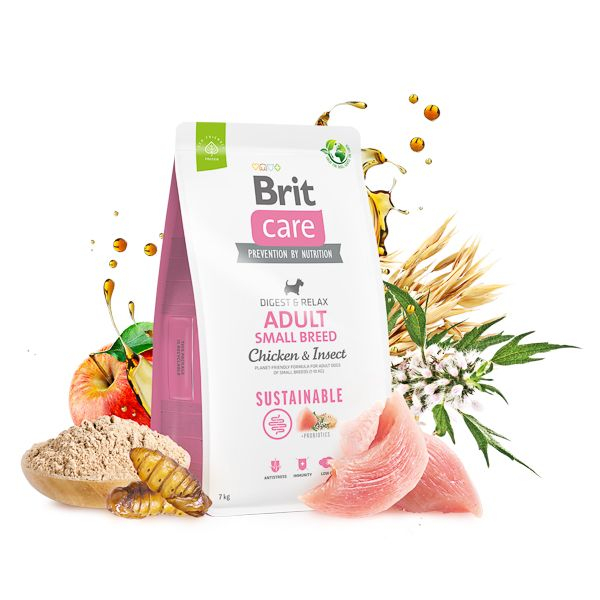 Hrana Uscata Caini BRIT CARE Sustainable Adult Small Breed 7kg – DELISTAT [3]