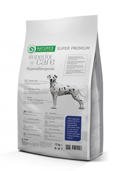 Hrana Uscata Caini NATURE'S PROTECTION Superior Care Hypoallergenic Grain Free Adult All Breeds 10KG [2]