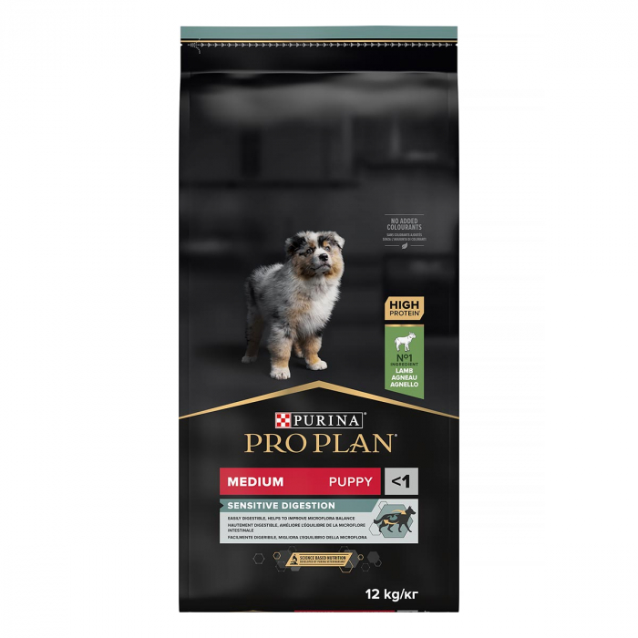 Hrana Uscata Caini PRO PLAN Puppy Mediu Sensitive Digestion Miel si Orez 12kg [2]