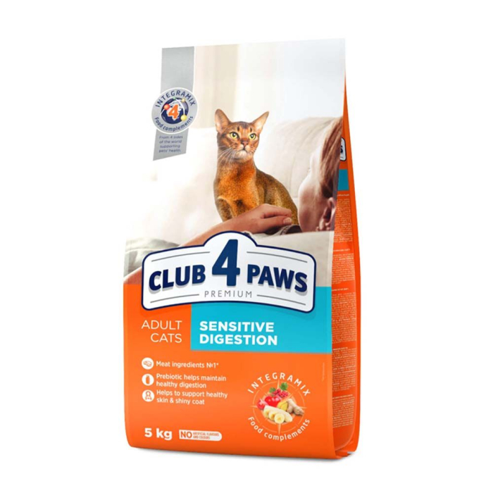 Hrana Uscata Pisici CLUB4PAWS Sensitive Digestion 5kg