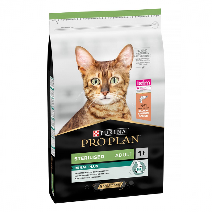 Hrana Uscata Pisici PRO PLAN Optirenal Adult Sterilised Somon 10kg