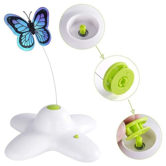 MIAU MIAU Jucărie Interactivă pentru Pisică, Rotating Butterfly [3]
