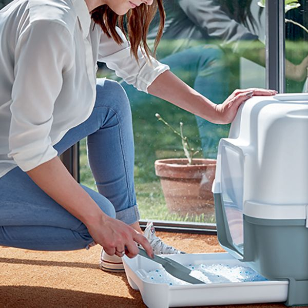 Litiera Acoperita STEFANPLAST Cathy Clever Blue 58x45x48cm – DELISTAT [4]